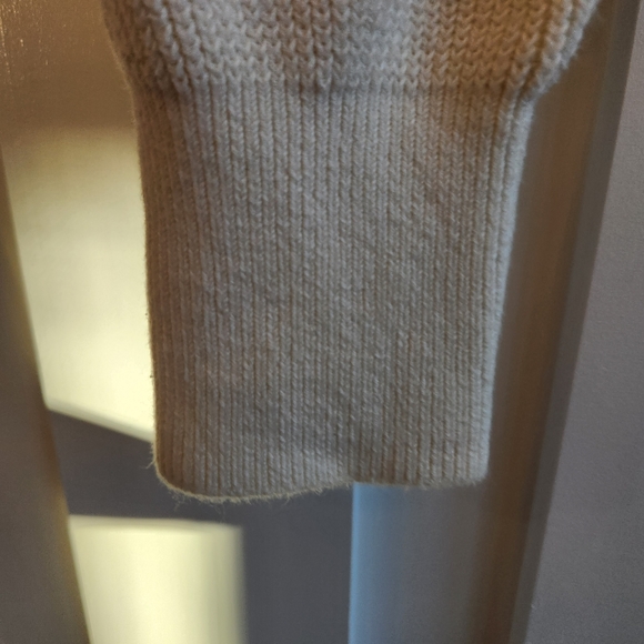 Anthropologie Moth Size L Wrap Sweater Cream - Picture 5 of 6